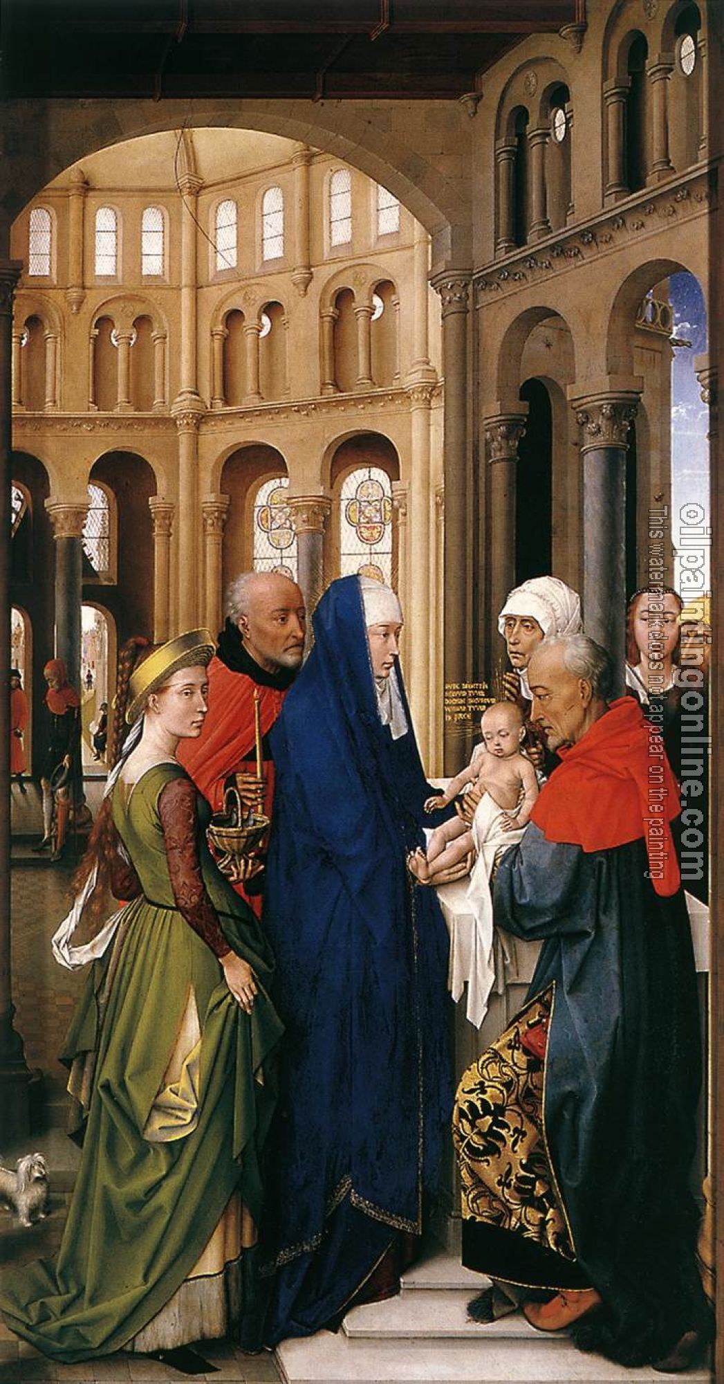 Weyden, Rogier van der - St Columba Altarpiece-right panel